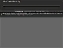 Tablet Screenshot of emdrassociation.org